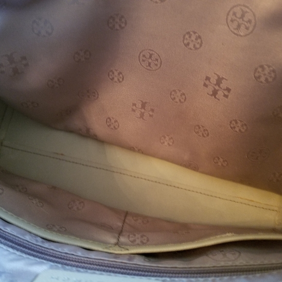 Authentic Tory Burch gray saffiano leather tote in like new condition. - Picture 11 of 13